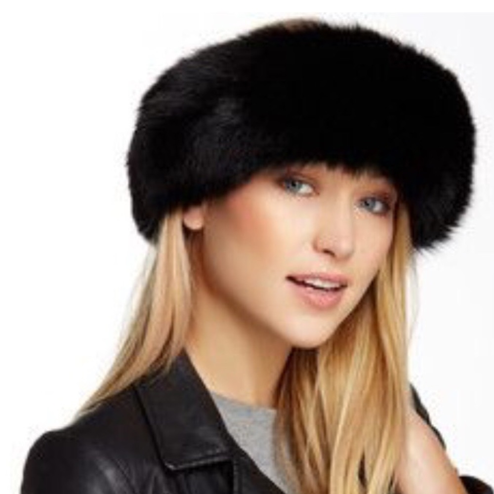 MITCHIE’S Matchings Genuine Fox Fur HeadBand